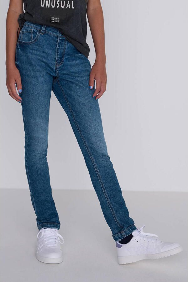 Coolcat Skinny Jeans Doris Medium Blauw - Foto 3