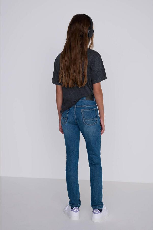 Coolcat Skinny Jeans Doris Medium Blauw - Foto 2