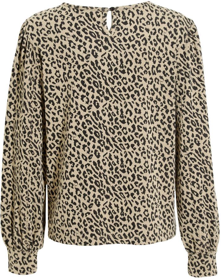 Coolcat Sweater Nina met Luipaard Jacquard Patroon
