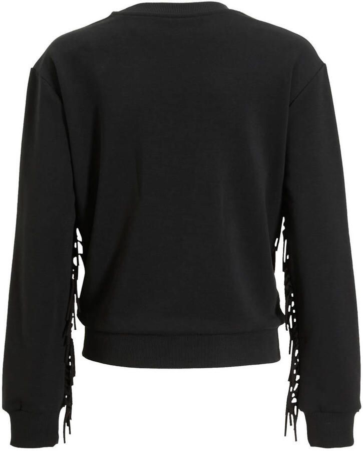 Coolcat Sweater Tori met Franjes en Hart Print