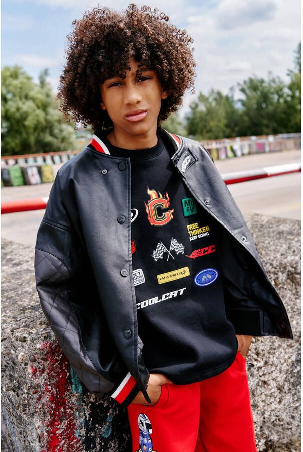 Coolcat Sweater Tyler met Racer Logo's en Patches - Foto 2
