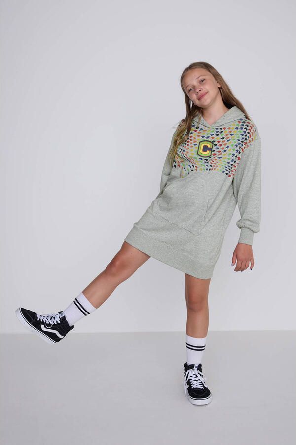 Coolcat Sweatjurk Kiana met Meerkleurige Print - Foto 3