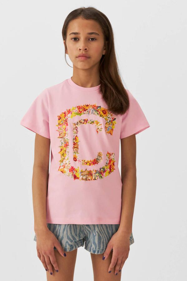 Coolcat T-shirt Cara met printopdruk roze - Foto 3
