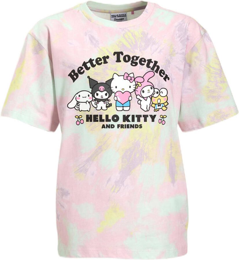 Coolcat relaxed fit T-shirt Hello Kitty & Friends license Summer multi