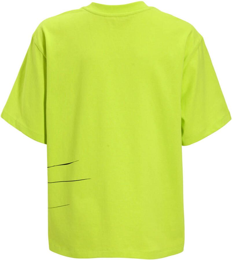 Coolcat T-shirt Jonas printopdruk lime