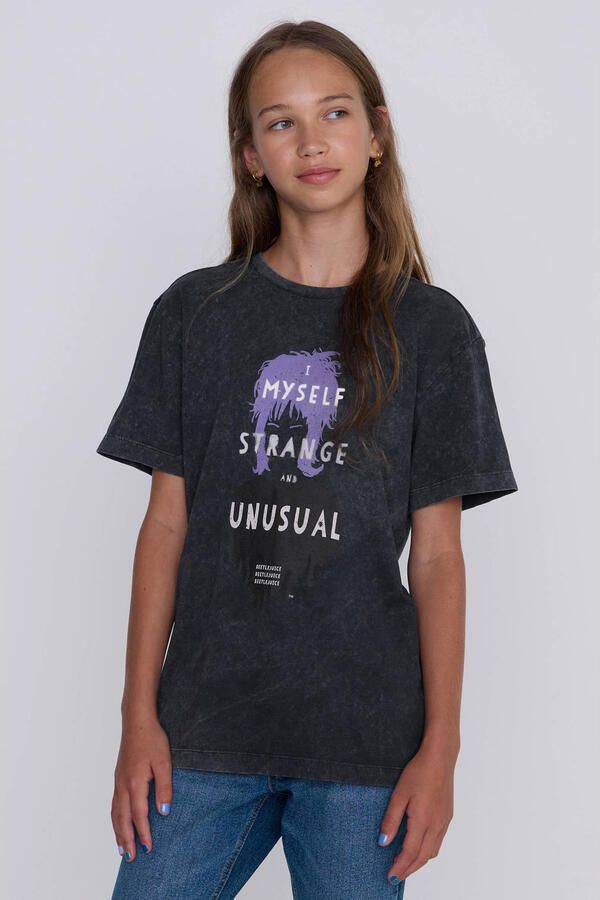 Coolcat T-shirt License Beetlejuice I Myself Acid Wash - Foto 2