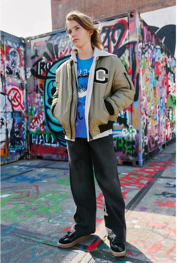 Coolcat Wide Leg Jeans Dominic Zwart - Foto 2