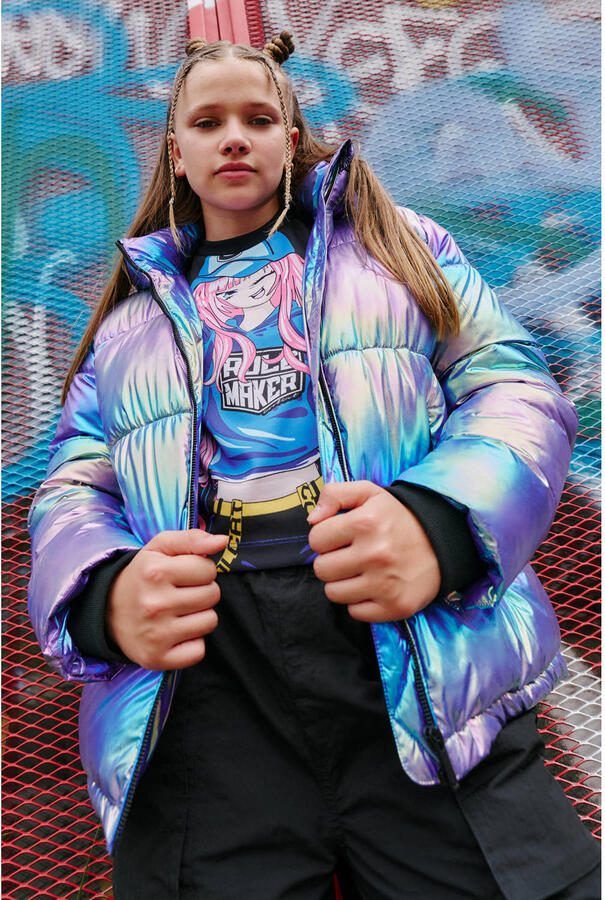 Coolcat Puffer Winterjas Jessica Metallic Oil - Foto 2