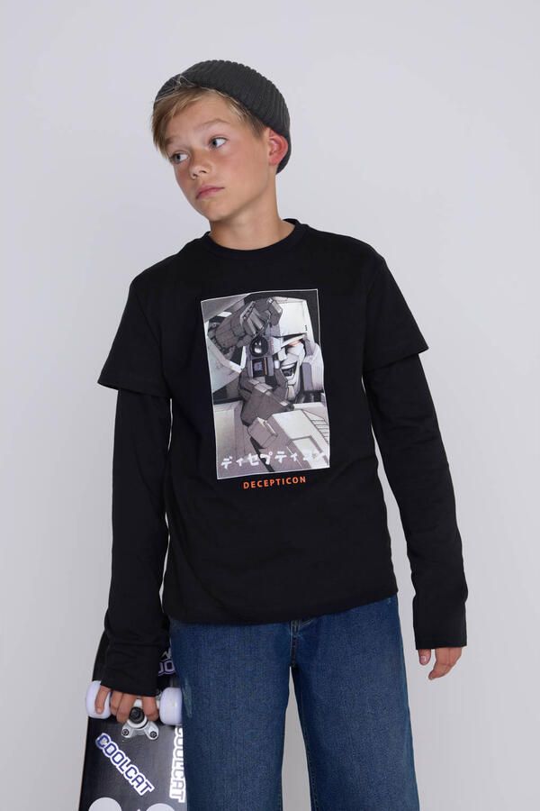 Coolcat T-shirt Transformers license zwart