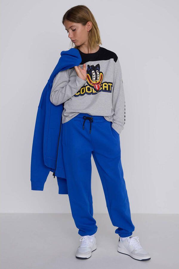 Coolcat unisex joggingbroek Sam Blauw - Foto 4