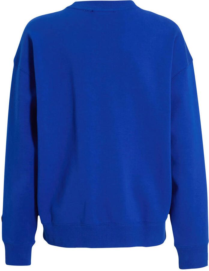 Coolcat Unisex Sweater Vicky met 3D Logo Blauw