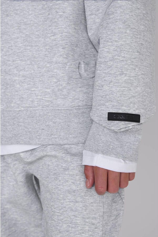 Coolcat Unisex Sweater Vicky met 3D Logo Grijs - Foto 3