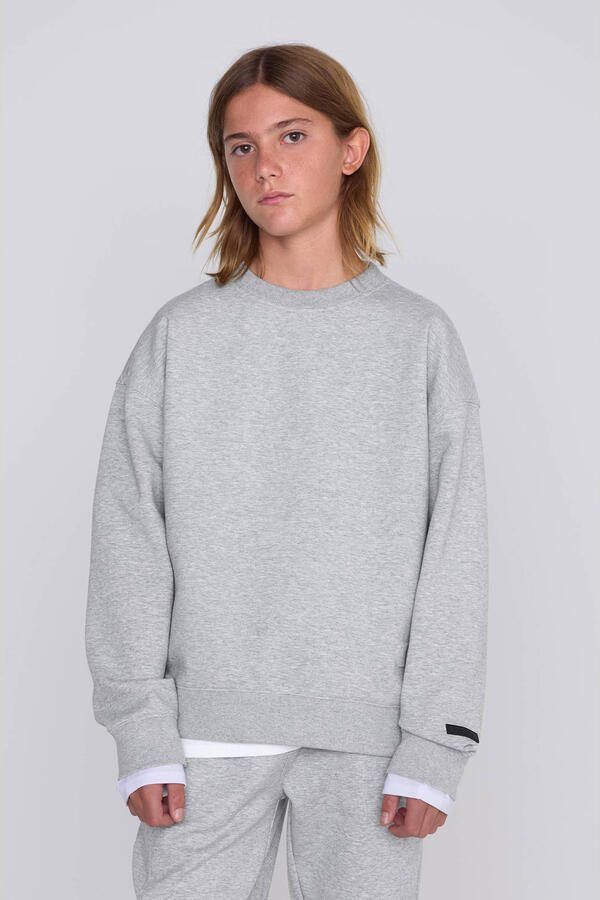 Coolcat Unisex Sweater Vicky met 3D Logo Grijs - Foto 4
