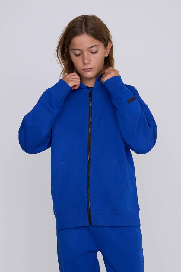 Coolcat Unisex Vest Charly met Capuchon Blauw - Foto 3