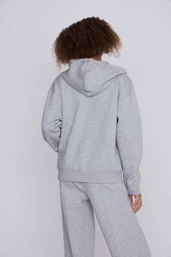 Coolcat Unisex Vest Charly met Capuchon Grijs - Foto 3