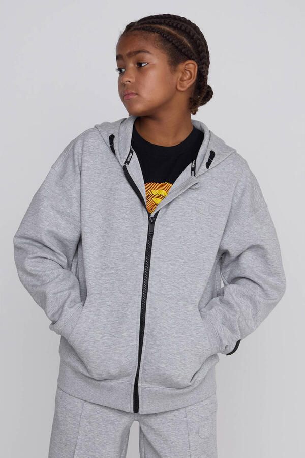 Coolcat Unisex Vest Charly met Capuchon Grijs - Foto 4