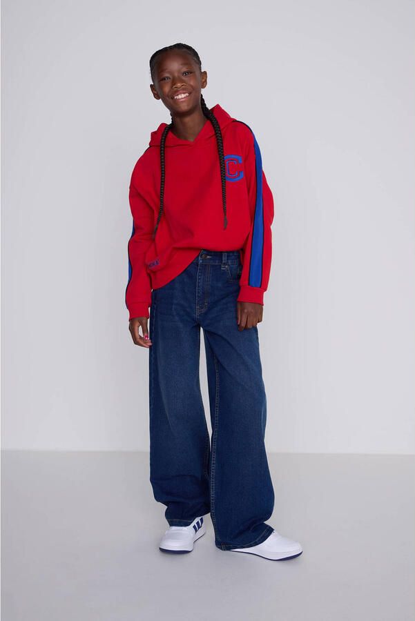 Coolcat Wide Leg Jeans Dominique Donker Blauw - Foto 2