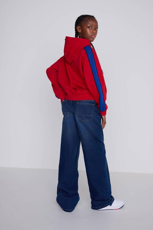 Coolcat Wide Leg Jeans Dominique Donker Blauw - Foto 3