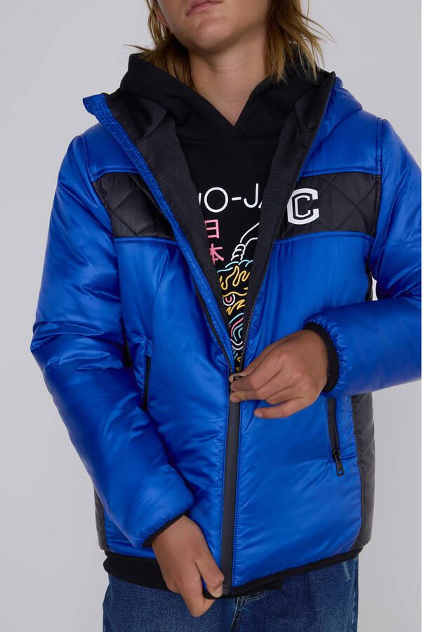 Coolcat Windjack Jayden met Contrast Blauw - Foto 3