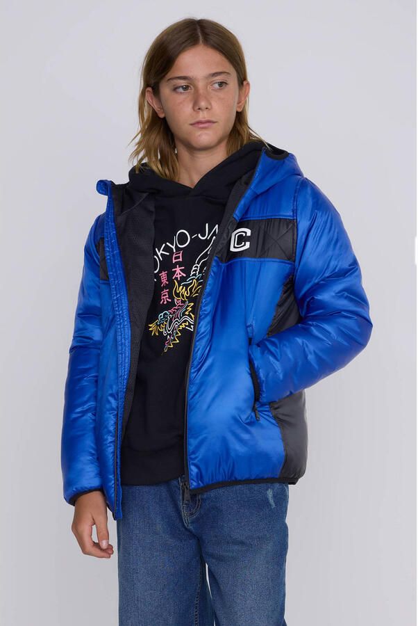 Coolcat Windjack Jayden met Contrast Blauw - Foto 4