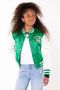 CoolCat Junior baseball jacket zomer Jenny groen Jas Meisjes Nylon Opstaande kraag 170 176 - Thumbnail 1