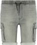 CoolCat Junior regular fit jeans bermuda Norris washed grey Denim short Grijs Jongens Jersey 110 116 - Thumbnail 1
