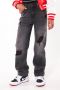 CoolCat Junior straight fit jeans Kirana black denim Zwart 146 152 - Thumbnail 1
