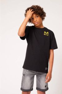 CoolCat Junior T-shirt Eace CB met tekst zwart geel