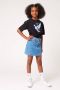 CoolCat Junior T-shirt Elien CG met tekst zwart wit blauw Meisjes Katoen Ronde hals 158 164 - Thumbnail 1