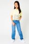 CoolCat Junior T-shirt Ena CG met printopdruk lichtgeel Meisjes Polyester Ronde hals 122 128 - Thumbnail 1