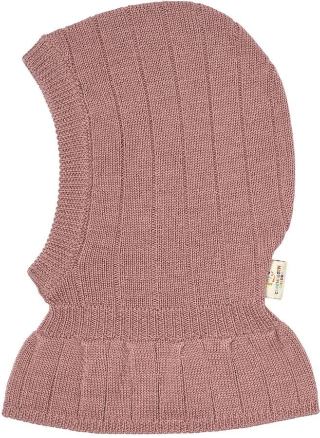 Copenhagen Colors balaclava oudroze Muts Wol Effen maat 48-50
