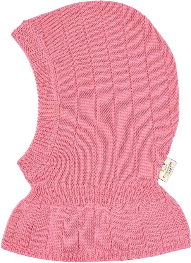 Copenhagen Colors balaclava roze Muts Wol Effen maat 48-50