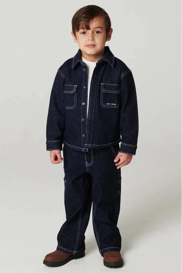 Copenhagen Colors cargo jeans raw denim