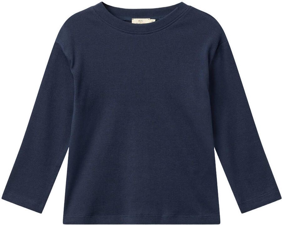 Copenhagen Colors longsleeve donkerblauw Katoen Ronde hals
