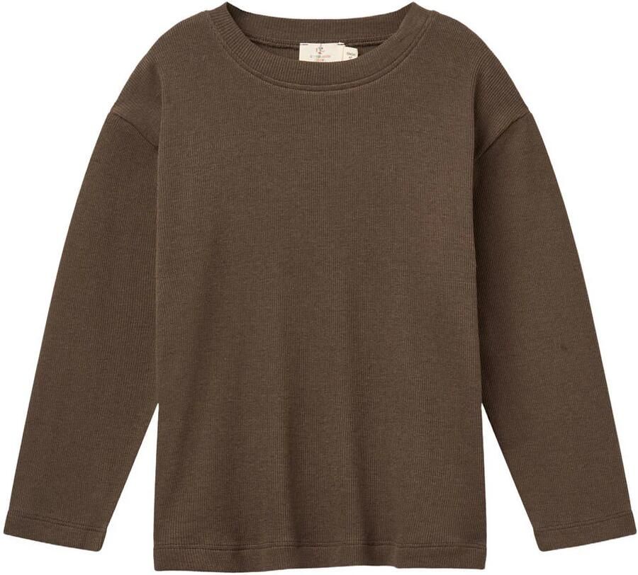 Copenhagen Colors longsleeve donkerbruin