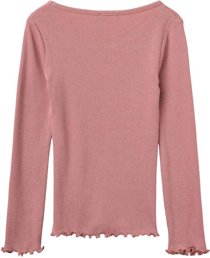 Copenhagen Colors longsleeve oudroze Meisjes Katoen Ronde hals Effen