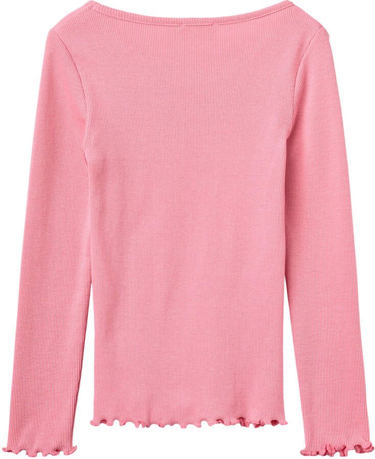 Copenhagen Colors longsleeve roze Meisjes Katoen Ronde hals Effen