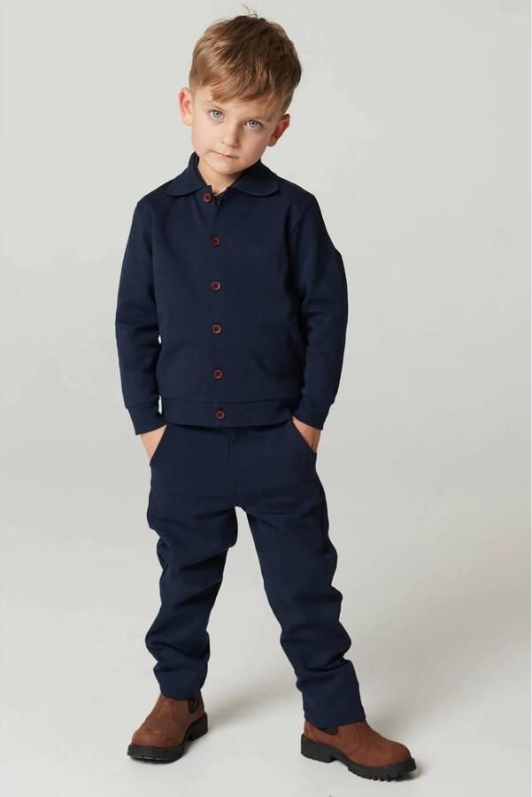 Copenhagen Colors regular fit chino donkerblauw
