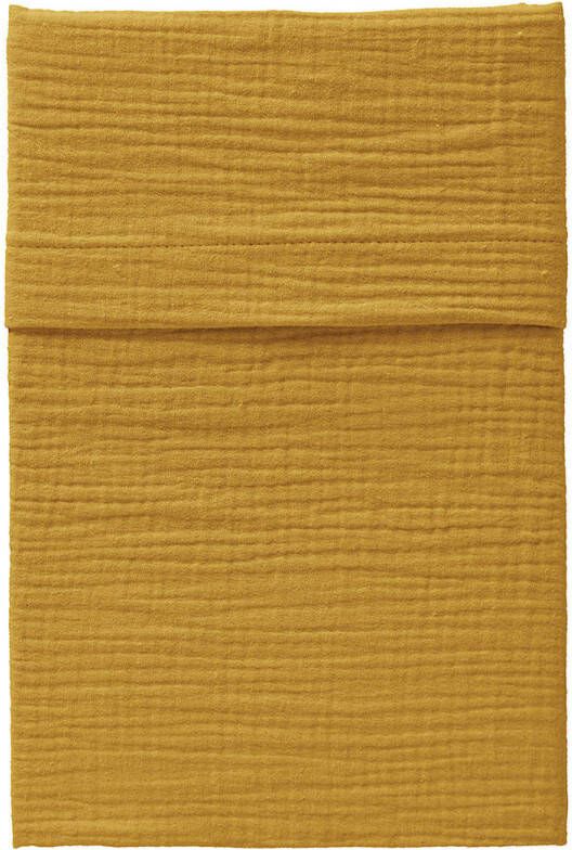 Cottonbaby baby ledikantlaken Cottonsoft uni 120x150 cm oker Babylaken Geel
