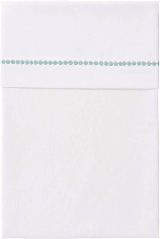 Cottonbaby bolletjes baby ledikantlaken 120x150 cm oudgroen Babylaken