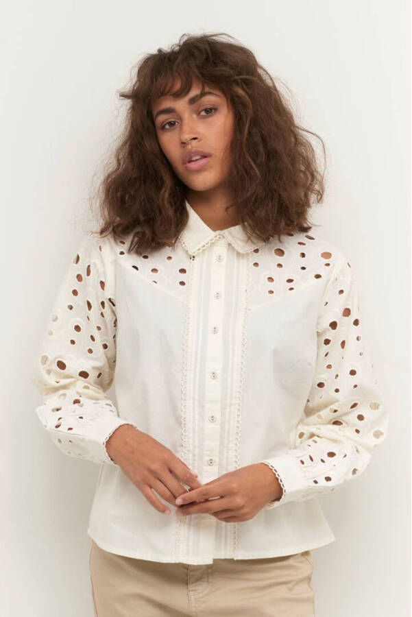 Cream blouse CRPaulina wit