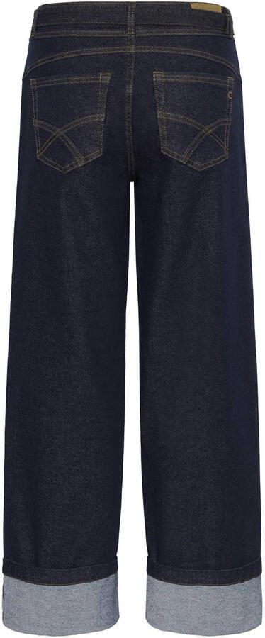 Cream high waist wide leg jeans dark blue denim - Foto 3