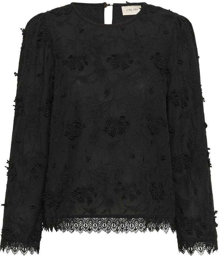 Cream top zwart