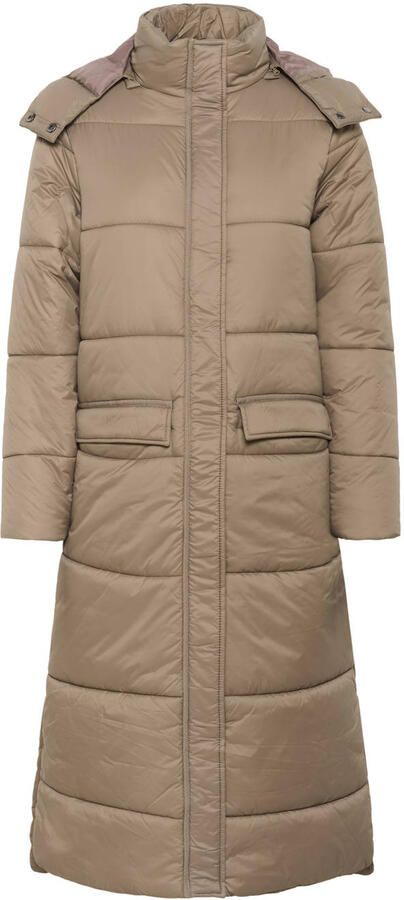 Cream winterjas beige