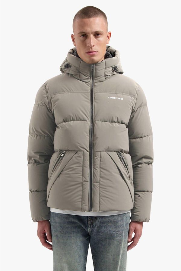 Croyez gewatteerde jas beige