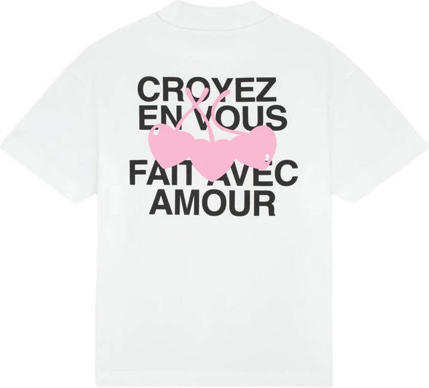 Croyez oversized T-shirt met backprint wit - Foto 2