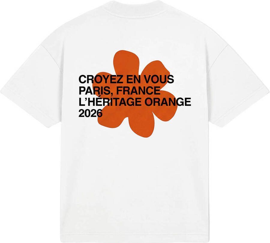 Croyez oversized T-shirt met backprint wit - Foto 2