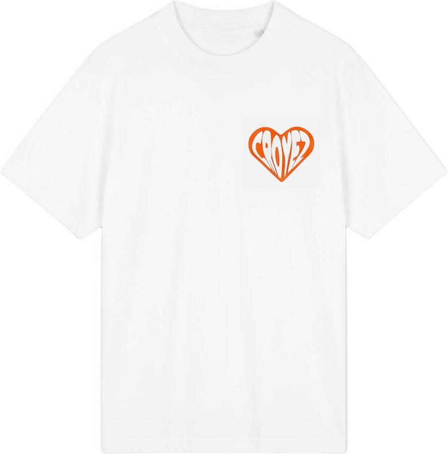Croyez oversized T-shirt met backprint wit