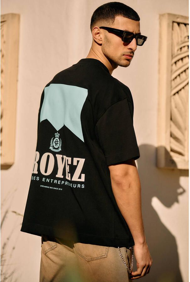 Croyez oversized T-shirt met backprint zwart - Foto 2