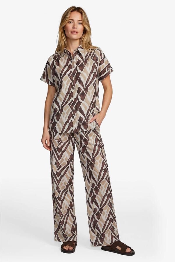 CS the Label regular waist casual broek beige